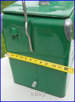Vintage 1950's Snackmaster Metal Cooler With Trey All Original Very-Nice Rare