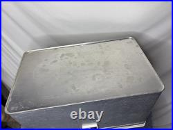 Vintage 1950's TED WILLIAMS Aluminum Ice Chest Cooler 40 Quart Capacity
