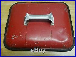 Vintage 1950s Buddy Pleasure Chest Metal Ice Chest Carry Cooler withDrain Spout