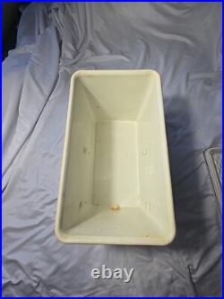 Vintage 1950s COLEMAN Metal Cooler DIAMOND LOGO 18x 10½x 13 BLUE (40-qrt.)