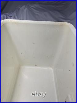 Vintage 1950s COLEMAN Metal Cooler DIAMOND LOGO 18x 10½x 13 BLUE (40-qrt.)
