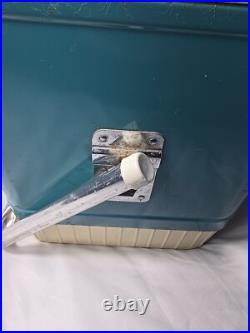 Vintage 1950s COLEMAN Metal Cooler DIAMOND LOGO 18x 10½x 13 BLUE (40-qrt.)