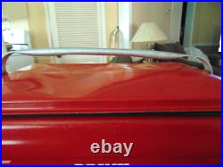 Vintage 1950s Coca Cola Acton MFG Red Metal Coke Cooler Vintage 1950s Coca Cola Acton MFG Red Metal Coke Cooler