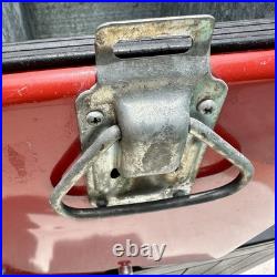 Vintage 1950s Coca Cola Acton MFG Red Metal Coke Cooler Vintage 1950s Coca Cola Acton MFG Red Metal Coke Cooler