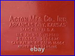 Vintage 1950s Coca Cola Acton Metal Cooler 300 Club Bowling Rare Ice Chest RARE