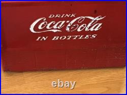 Vintage 1950s Coca-Cola Acton Metal Picnic Cooler with Tray & Lid Coke Advertising Vintage 1950s Coca-Cola Acton Metal Picnic Cooler with Tray & Lid Coke Advertising