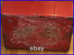 Vintage 1950s Coca-Cola Acton Metal Picnic Cooler with Tray & Lid Coke Advertising Vintage 1950s Coca-Cola Acton Metal Picnic Cooler with Tray & Lid Coke Advertising
