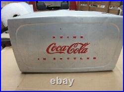 Vintage 1950s Coca Cola Metal Cooler Ice Chest