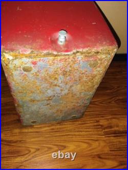 Vintage 1950s Drink Coca Coca in Bottles Metal Ice Chest Cooler Vintage 1950s Drink Coca Coca in Bottles Metal Ice Chest Cooler