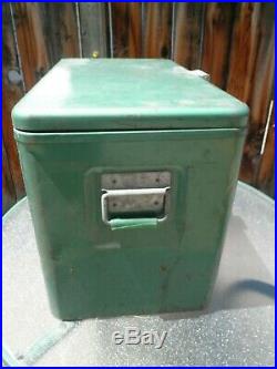 Vintage (1950s) Green Metal Coleman Cooler