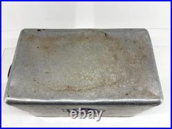 Vintage 1950s Hires Root Beer Metal Advertising Cooler Ice Chest Aluminum Picnic