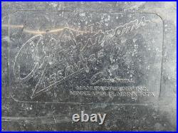 Vintage 1950s Hires Root Beer Metal Advertising Cooler Ice Chest Aluminum Picnic