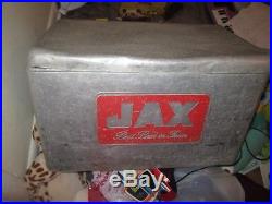 Vintage 1950s Metal JAX BEER Cooler, Ice Chest