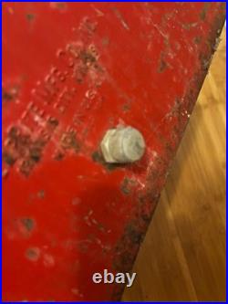 Vintage 1950s Original Coca Cola Metal Cooler by Acton MFG company