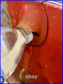 Vintage 1950s Pleasure Chest Red Metal Cooler withBottle Opener, Mid-Century Retro