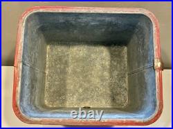 Vintage 1950s Pleasure Chest Red Metal Cooler withBottle Opener, Mid-Century Retro