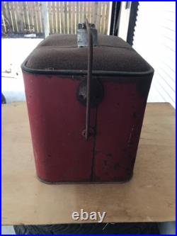 Vintage 1950s Red Pleasure Chest Cooler