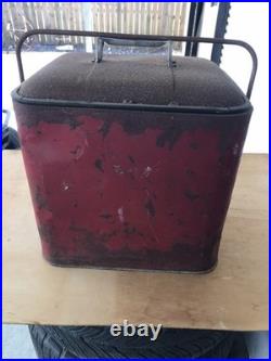 Vintage 1950s Red Pleasure Chest Cooler