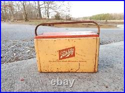 Vintage 1950s Schlitz Metal Beer Cooler Milwaukee Case Restoration