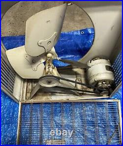 Vintage 1950s Sears Homart Cooler Large Industrial Fan Packard Electric 1/6 hp