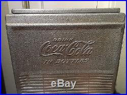 Vintage 1953 Coca Cola Cooler/Ice Chest-Metal-Made in Kentucky $490