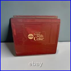 Vintage 1960s Coca-Cola Metal Cooler Things Go Better with Coke RARE Made USA Vintage 1960s Coca-Cola Metal Cooler Things Go Better with Coke RARE Made USA
