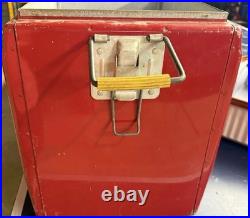 Vintage 1960s Coca-Cola Metal Cooler Things Go Better with Coke RARE Made USA