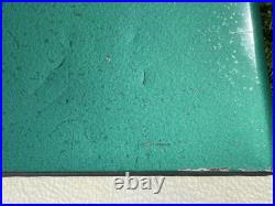 Vintage 1970's COLEMAN Metal COOLER Green ICE CHEST 22 1/2 x 13 1/2 X 15 1/2