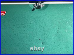 Vintage 1970's COLEMAN Metal COOLER Green ICE CHEST 22 1/2 x 13 1/2 X 15 1/2