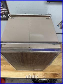 Vintage 1970's Coleman 3 Way Convertible Cooler Stand Up Ice Chest