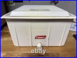 Vintage 1970's Coleman 3 Way Convertible Cooler Stand Up Ice Chest
