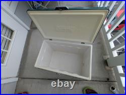 Vintage 1970s Large Green Coleman Snow-Lite Cooler Metal Cooler 28x16x15