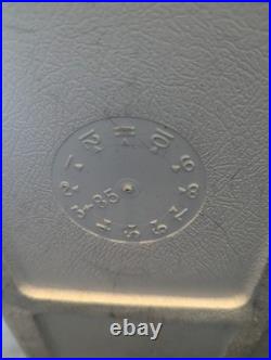 Vintage 1976 Red Coleman Cooler Metal Ice Chest 22.5 15.5 13.5