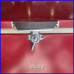 Vintage 1976 Red Metal Coleman Cooler Bottle Opener One Original Insert