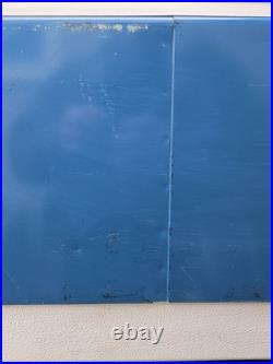 Vintage 1977 XL 89 Quart Coleman Ice Blue Steel Belted Metal Cooler 28