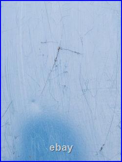 Vintage 1977 XL 89 Quart Coleman Ice Blue Steel Belted Metal Cooler 28