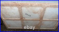 Vintage 1978 Coleman Large Metal Cooler (Red) Camping Ice Chest 22 x 16 x 13