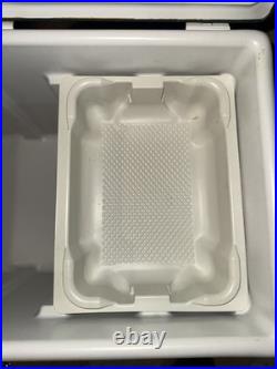 Vintage 1980's Coleman Green Steel Belted XLarge 80 Quart Cooler VERY NICE COND