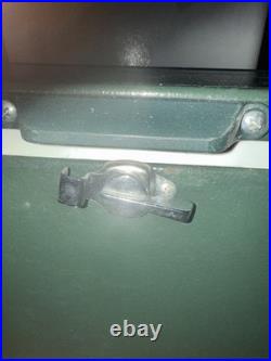 Vintage 1980's Coleman Green Steel Belted XLarge 80 Quart Cooler VERY NICE COND