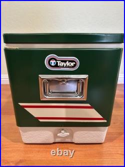 Vintage 1980s Large Green Metal COLEMAN CoolerIce Chest Made in USA