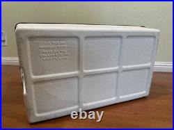 Vintage 1980s Large Green Metal COLEMAN CoolerIce Chest Made in USA