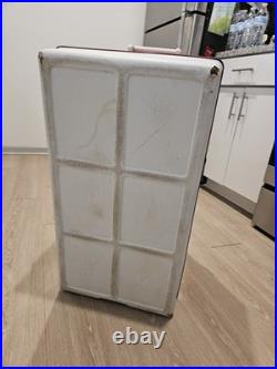 Vintage 1980s Red Coleman Cooler Metal LARGE Ice Chest 28x16x15 WithTray USA Made