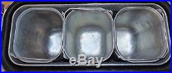 Vintage 1982 US Army Military Insulated Hot Cold Food Container Cooler Metal Box