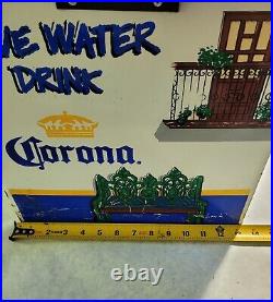 Vintage 2002 Corona Extra Metal Beer Cooler / Ice Chest Bottle Opener RARE