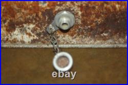 Vintage 50's Metal 7up Progress Refrigeration Cooler -Solid But Needs TLC