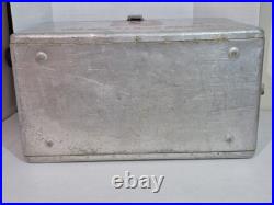 Vintage 50's Metal 7up Progress Refrigeration Cooler withTray Locking 23x13x13