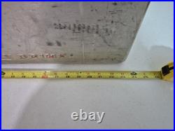 Vintage 50's Metal 7up Progress Refrigeration Cooler withTray Locking 23x13x13