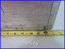 Vintage 50's Metal 7up Progress Refrigeration Cooler withTray Locking 23x13x13