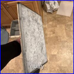 Vintage 7UP Metal Cooler Progress Refrigerator Co Soda Ice Chest 1950s