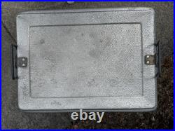 Vintage 7UP Progress Refrigerator Co Metal Cooler Ice Chest Louisville KY